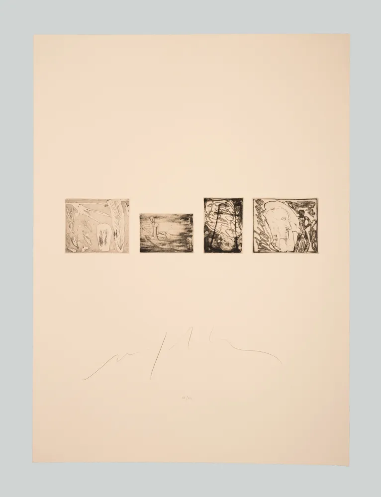 Гравюра Paladino - Senza titolo