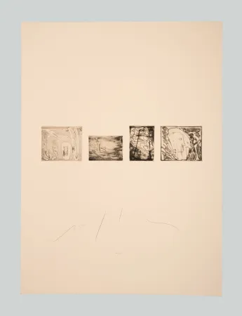 Гравюра Paladino - Senza titolo