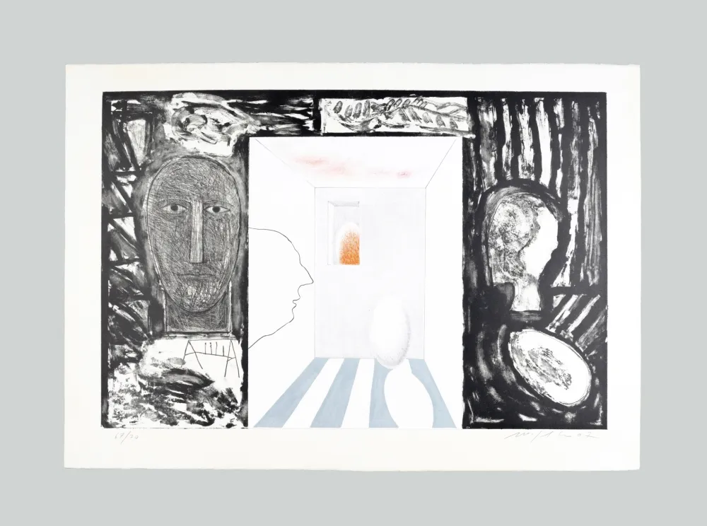 Литография Paladino - Senza titolo