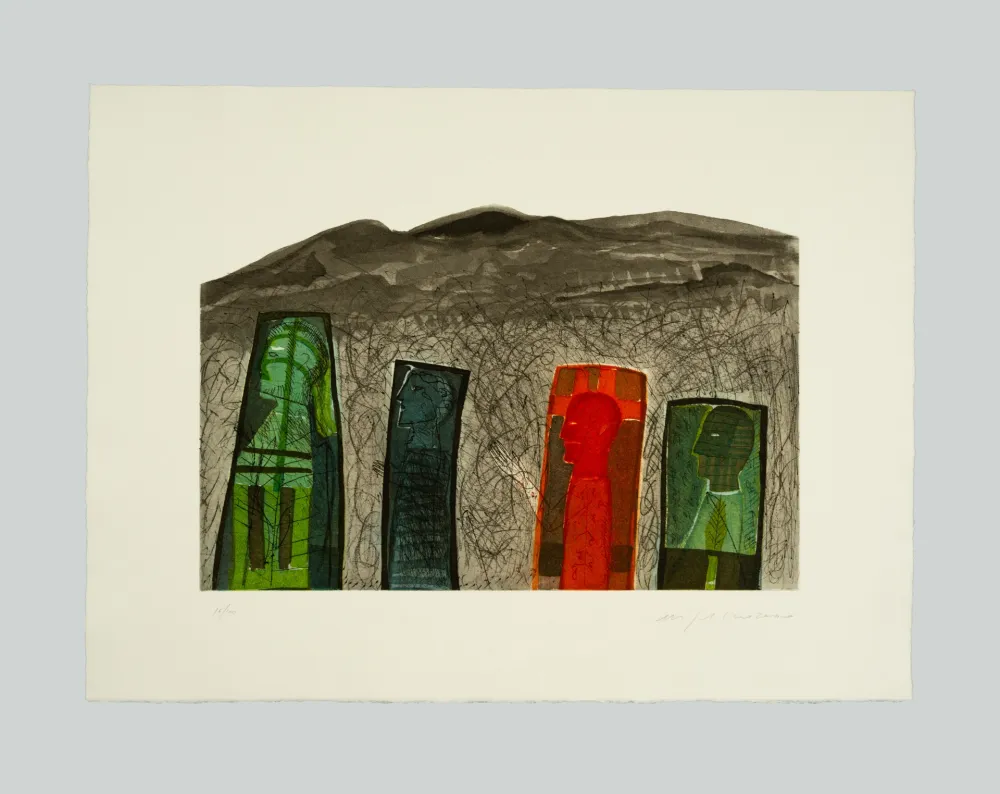 Офорт И Аквитанта Paladino - Sguardo a destra