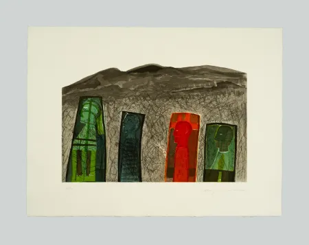 Офорт И Аквитанта Paladino - Sguardo a destra