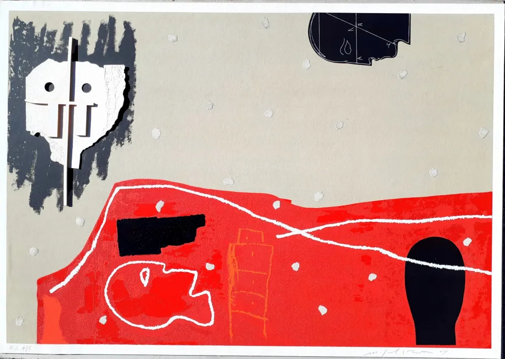 Сериграфия Paladino - Sipario