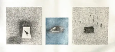 Офорт И Аквитанта Paladino - Trittico