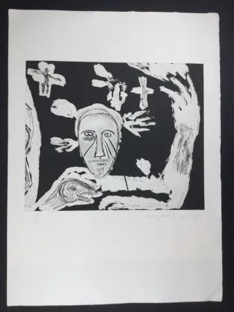 Акватинта Paladino - Untitled 