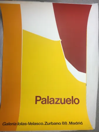 Афиша Palazuelo - Affiche lithographique originale de la Galeria Iolas-Velasco, Madrid. Maeght 1963.