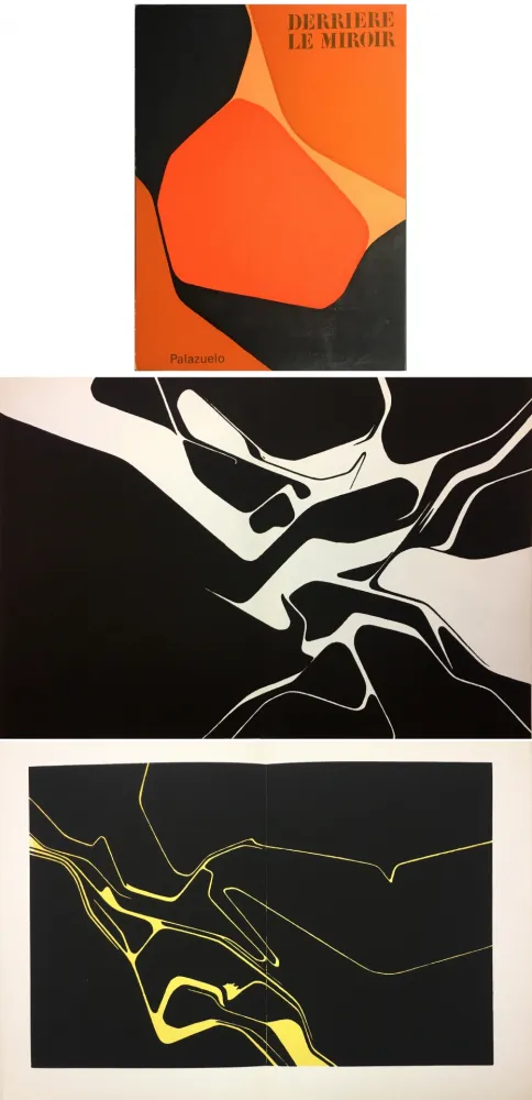 Литография Palazuelo - Derrière le Miroir n° 137 . PALAZUELO . Avril 1963.
