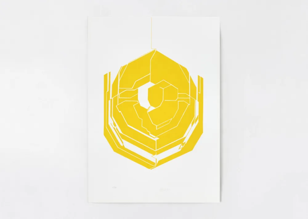 Литография Palazuelo - Emblema I (jaune)
