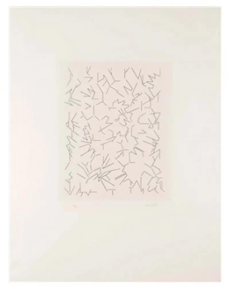 Офорт Palazuelo - Script