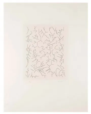 Офорт Palazuelo - Script