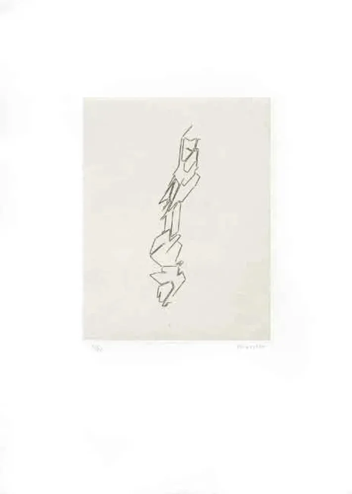 Офорт И Аквитанта Palazuelo - Script III
