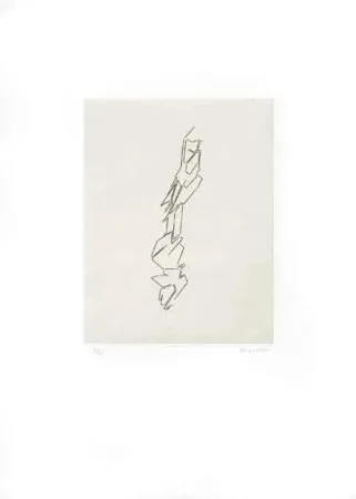 Офорт И Аквитанта Palazuelo - Script III