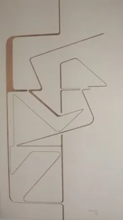 Литография Palazuelo - Sin titulo