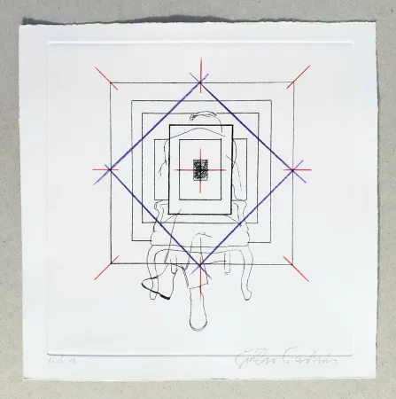 Гравюра Paolini - Cinque esercizi di stile