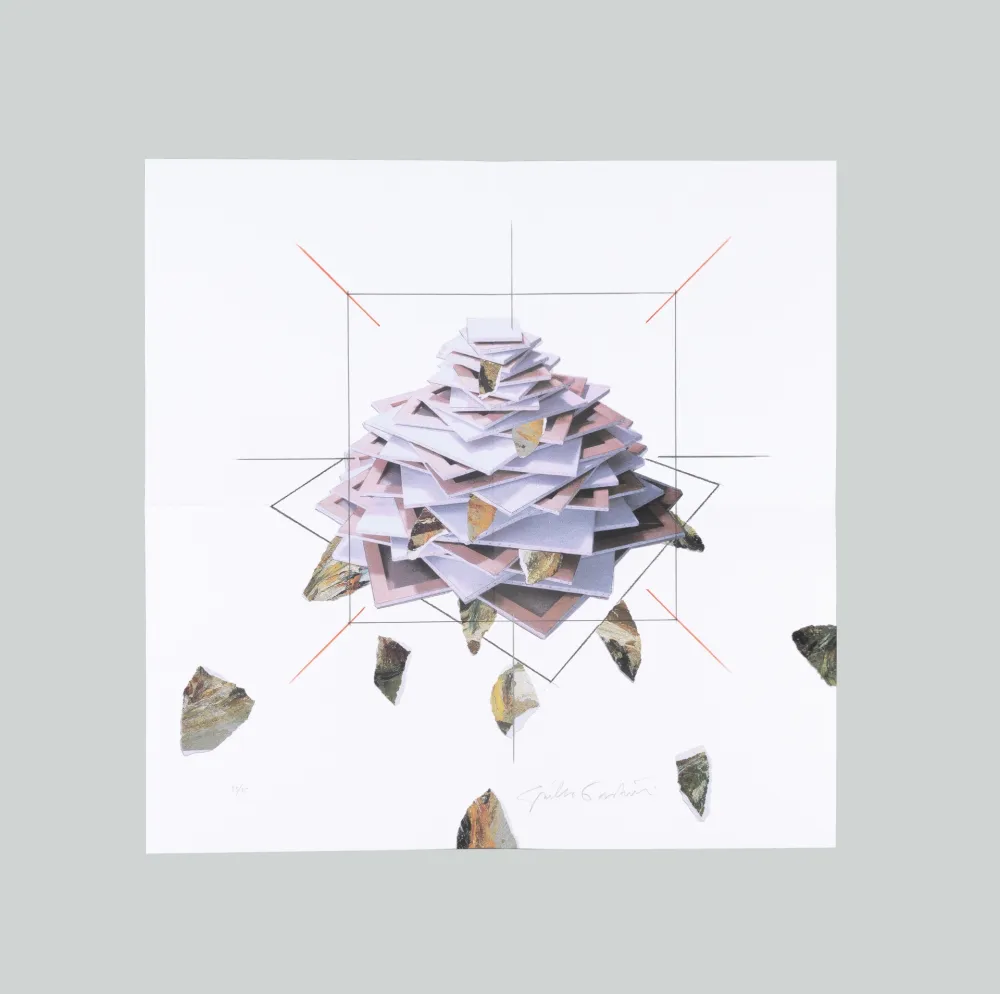 Литография Paolini - Con F. de P.