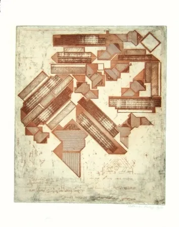 Гравюра Paolozzi - Omaggio a Michelangelo