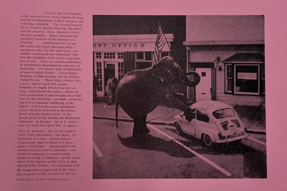 Гашение Paolozzi - Untitled (Elephant and Real Estate)