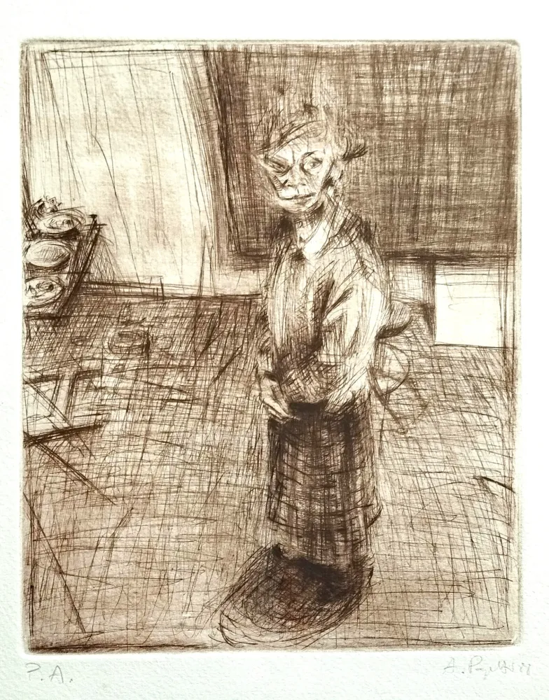 Офорт Papetti - Senza titolo