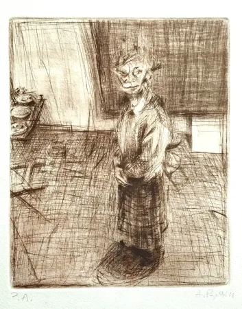 Офорт Papetti - Senza titolo