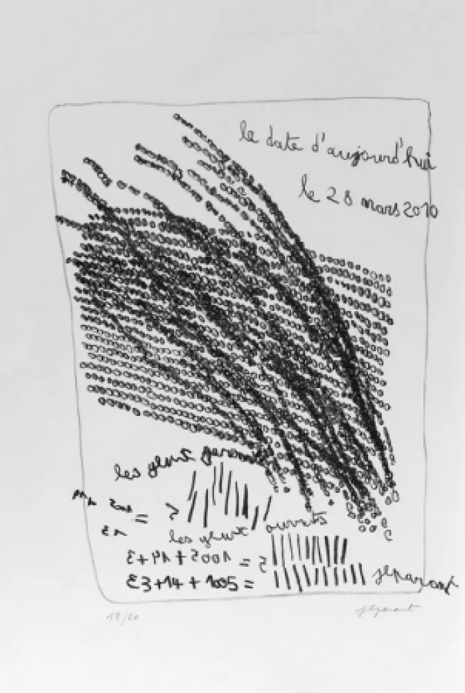 Литография Parant - Lithographie originale / Original lithograph