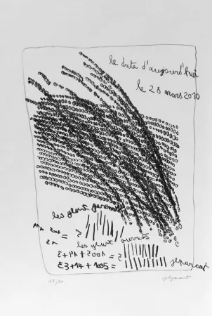 Литография Parant - Lithographie originale / Original lithograph