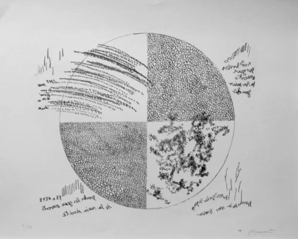 Литография Parant - Lithographie originale / Original lithograph