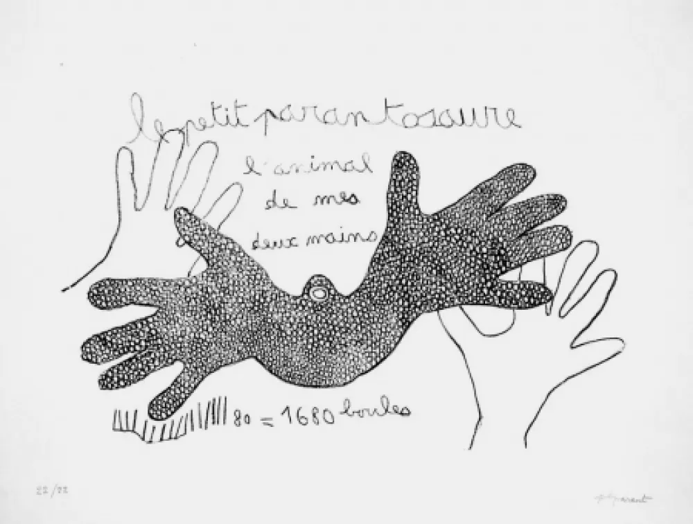 Литография Parant - Lithographie originale / Original lithograph