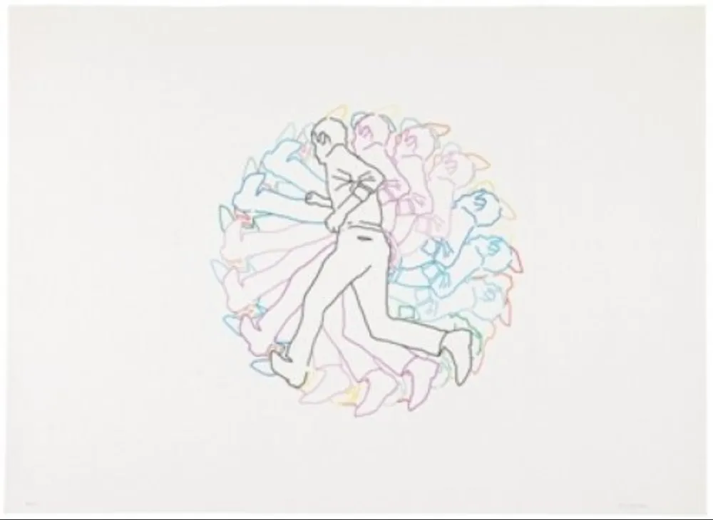 Литография Paris - Movimiento afectado 5