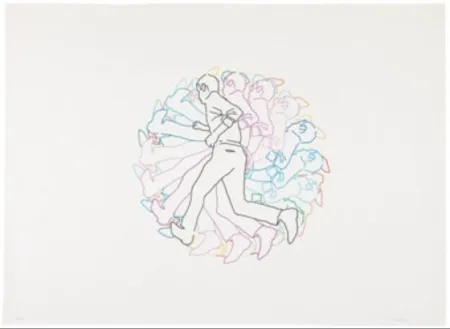 Литография Paris - Movimiento afectado 5