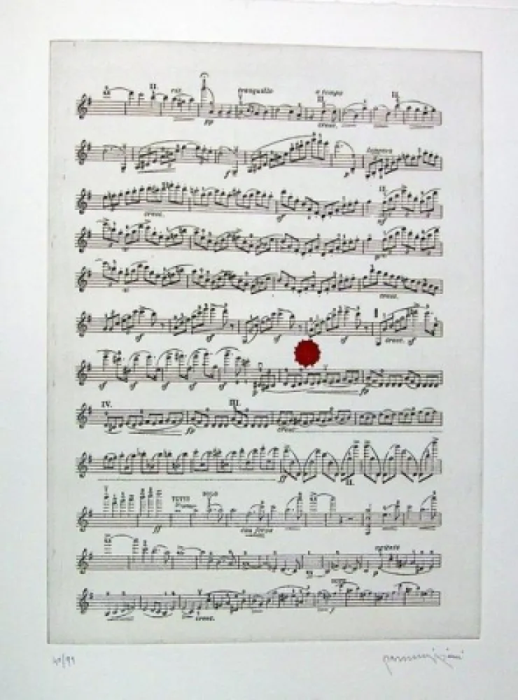 Иллюстрированная Книга Parmiggiani - Israel. Three Poems