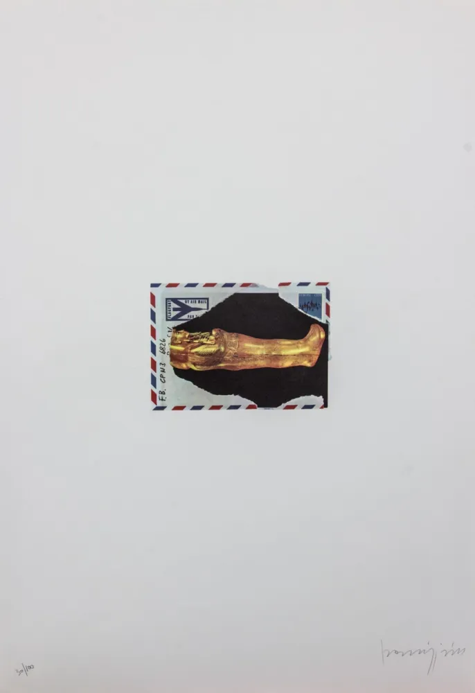 Литография Parmiggiani - SENZA TITOLO