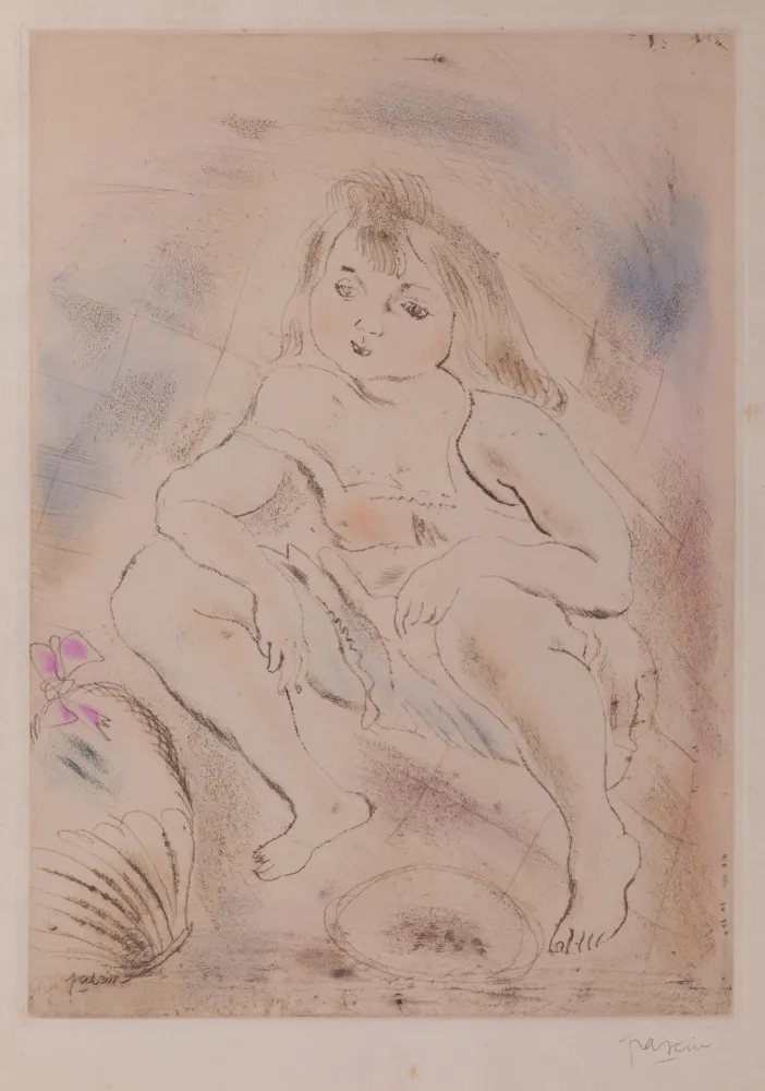 Офорт И Аквитанта Pascin - Cendrillon (Cinderella)