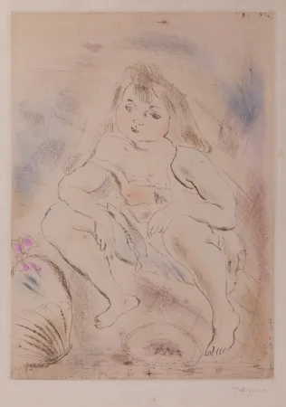 Офорт И Аквитанта Pascin - Cendrillon (Cinderella)