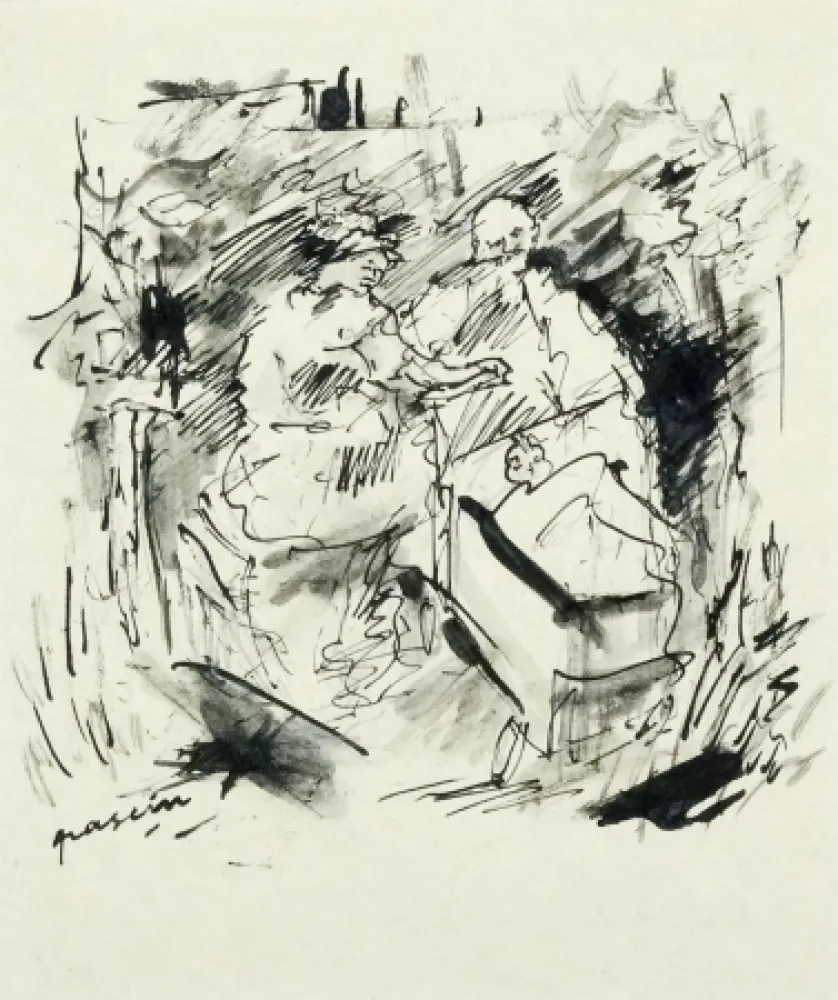 Нет Никаких Технических Pascin - Couple au parc