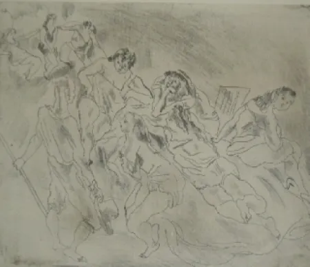 Гравюра Pascin - Encore l'Enfant Prodige