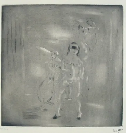 Гравюра Сухой Иглой Pascin - Encore Salomé