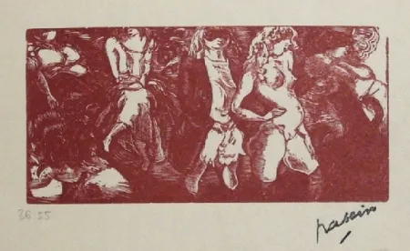 Литография Pascin - Filles de la nuit