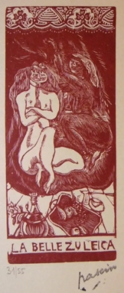Литография Pascin - La belle Zuleica