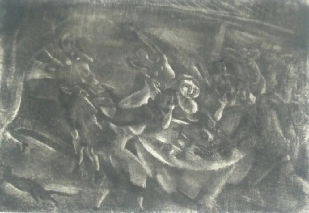 Гравюра Pascin - Le festin