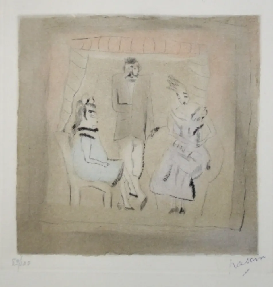 Акватинта Pascin - Noblesse créole