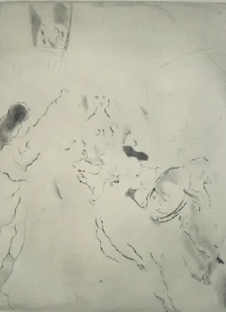 Гравюра Сухой Иглой Pascin - Toilette de Bethsabée