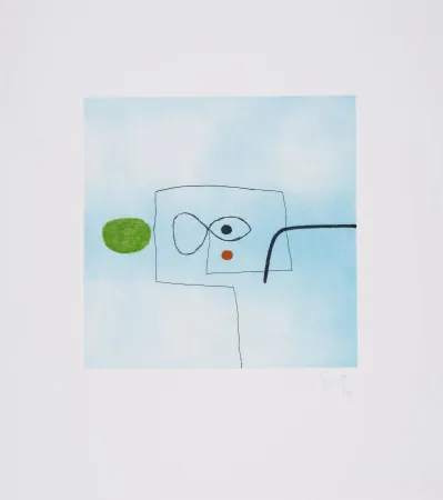 Офорт И Аквитанта Pasmore - Images on the Wall F, Edition A