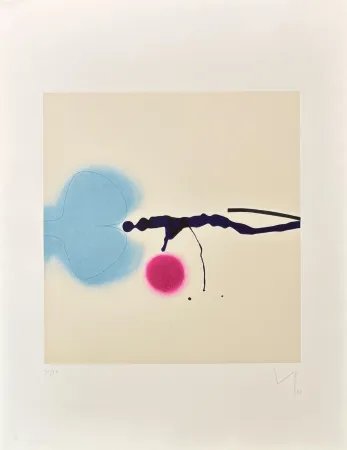 Гравюра Pasmore - Victor pasmore (1908–1998) - Points of Contact No. 38 - Etching and aquatint - 1988