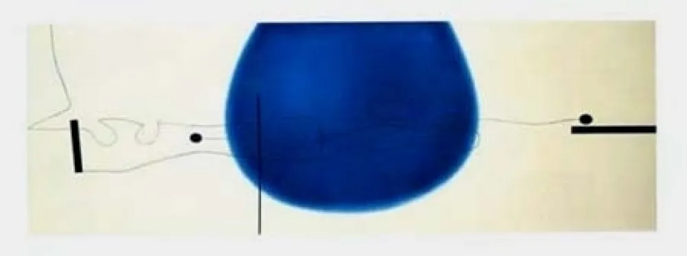 Офорт И Аквитанта Pasmore - World in Space and Time I