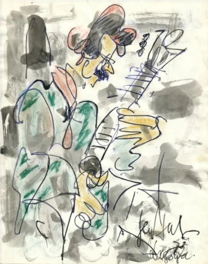 Нет Никаких Технических Paul  - Dessin Original / Original Drawing - ALEXANDRE LAGOYA - Portrait