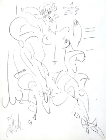 Нет Никаких Технических Paul  - Femme nue assise