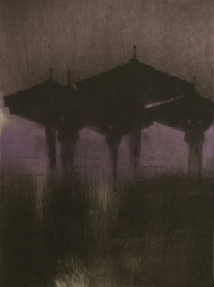 Гравюра Сухой Иглой Paul P - Parasols