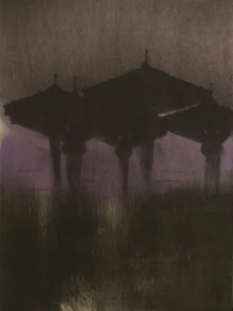 Гравюра Сухой Иглой Paul P - Parasols