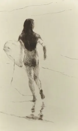 Гравюра Paul P - Surfista corrent