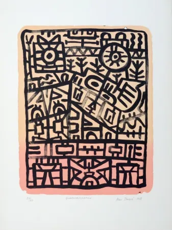 Литография Pauzié - Quarkorégraphie