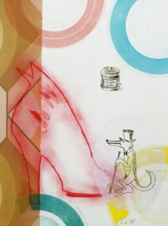 Офорт Pazos - A sus pies señora